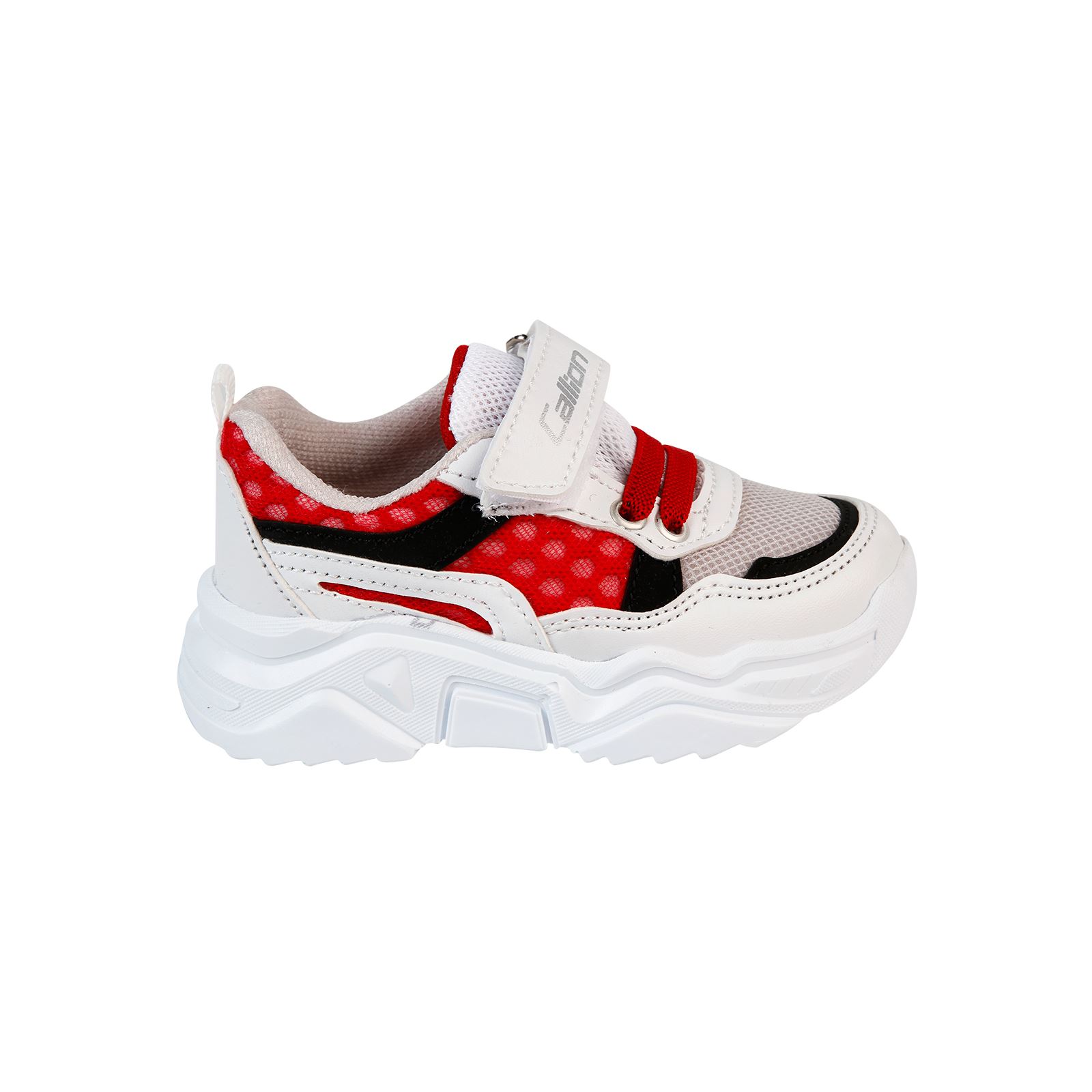 Callion Erkek Çocuk Spor Ayakkabı 22-25 Numara Beyaz-Kırmızı