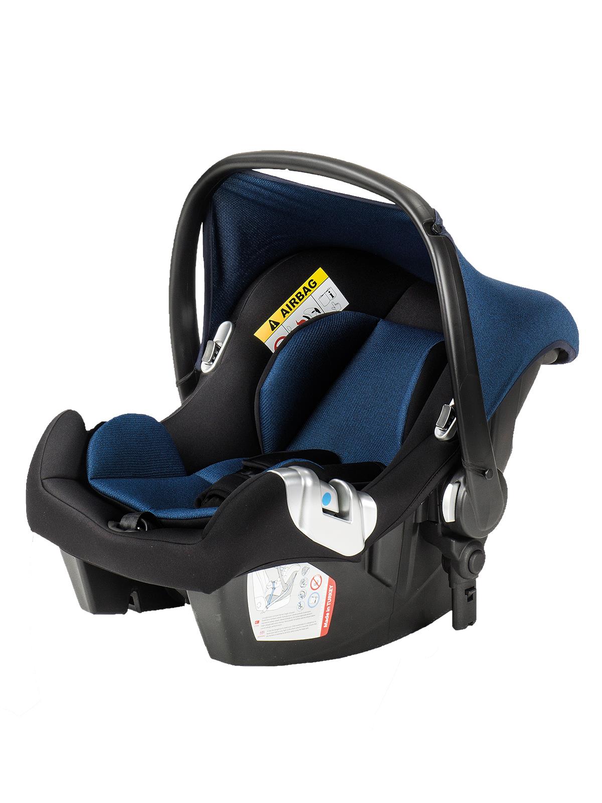 BabyCare Titan Safe Trio Travel Sistem Bebek Arabası Siyah Şase Mavi