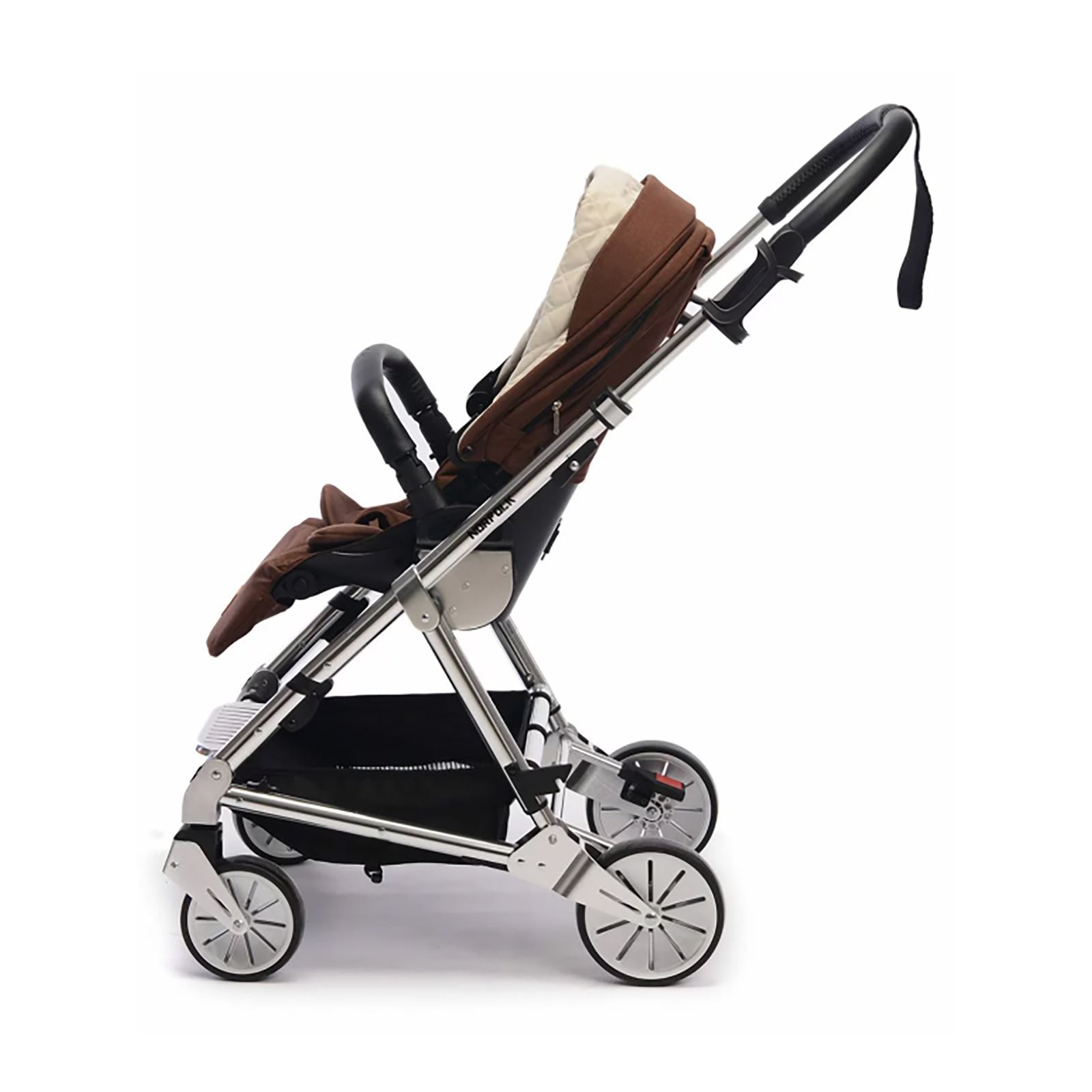 Norfolk Baby Prelude Special Edition Air Luxury Çift Yönlü Bebek Arabası Kahverengi