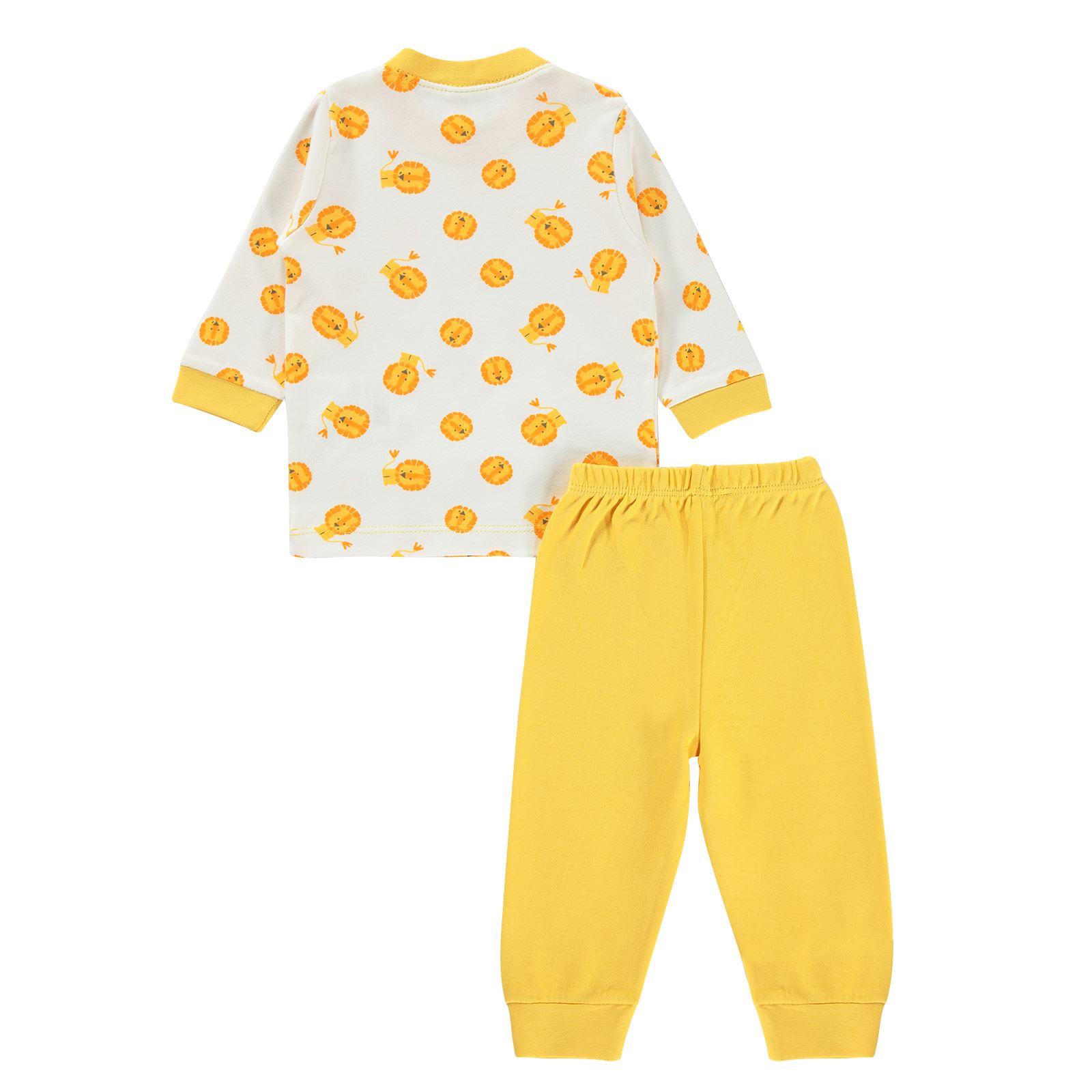 Civil Baby Erkek Bebek Pijama Takımı 3-12 Ay Sarı
