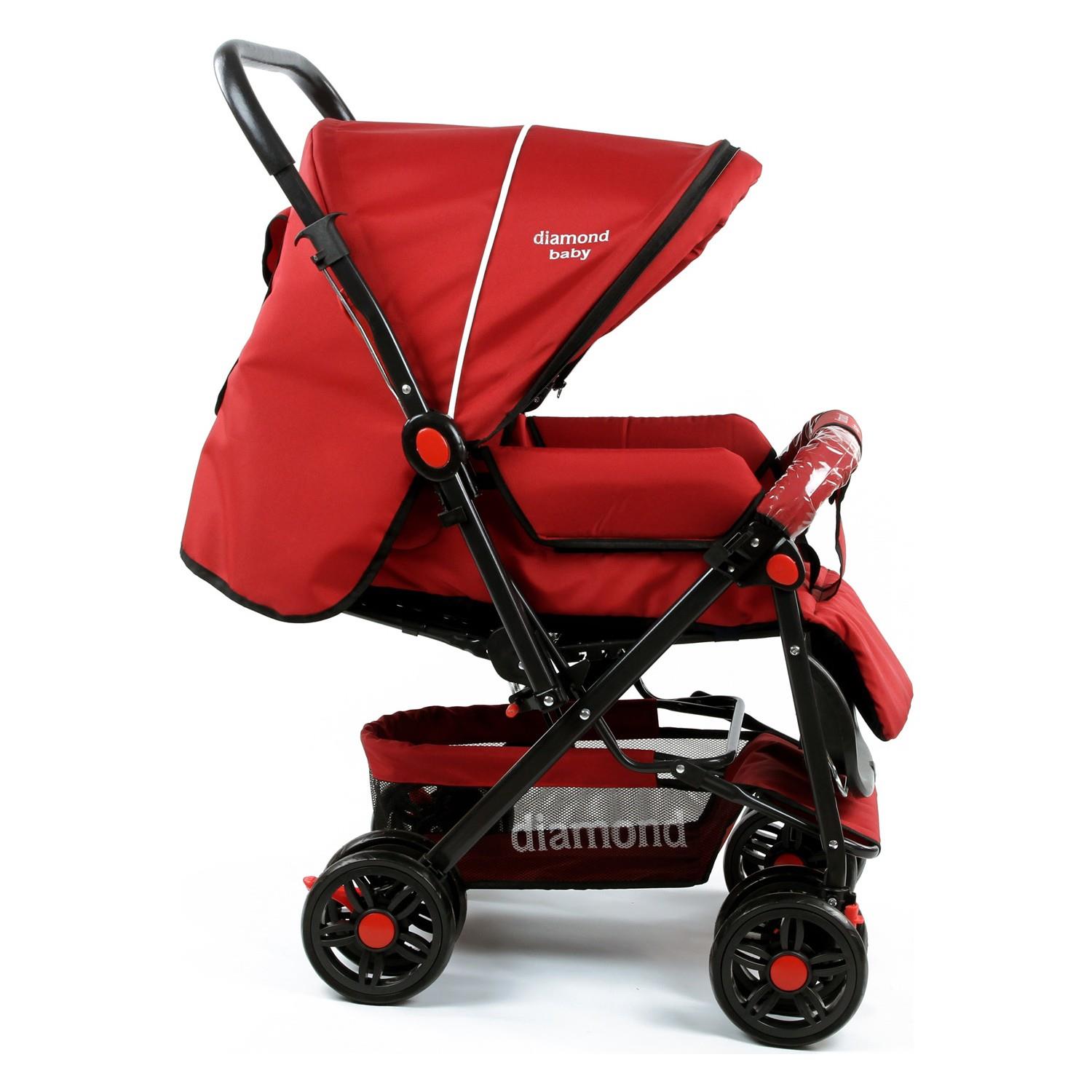 Dıamond Baby P101 Çift Yönlü Bebek Arabası Kırmızı