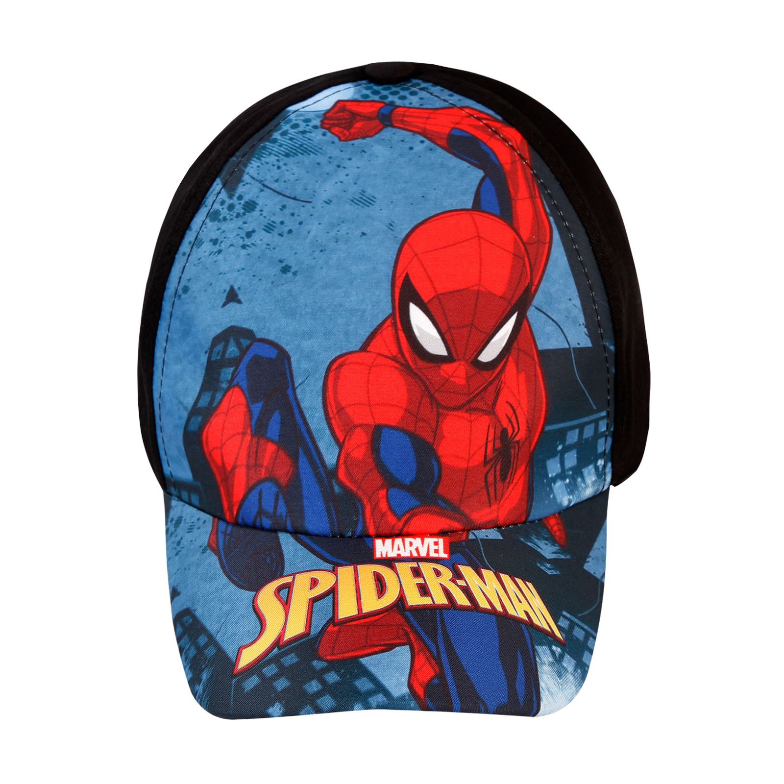 Spiderman Erkek Çocuk Şapka 4-8 Yaş Siyah