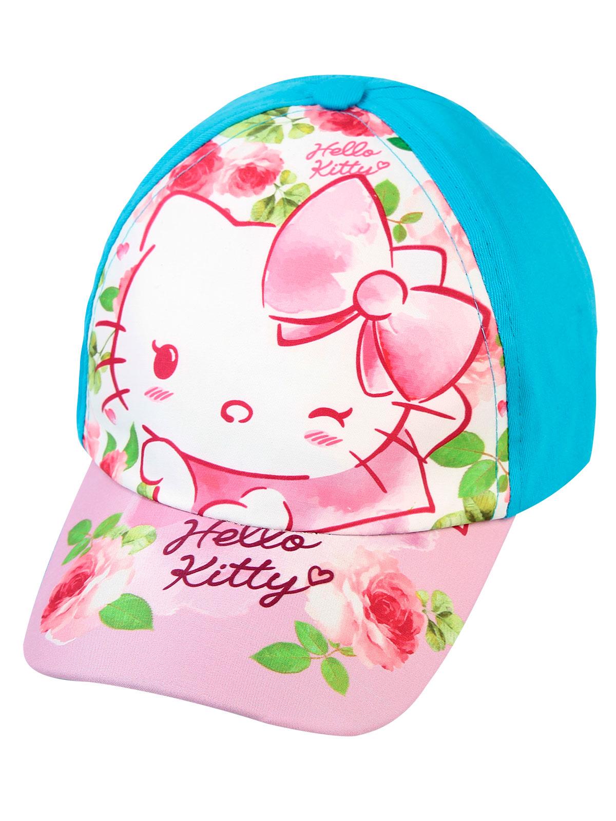 Hello Kitty Kız Çocuk Şapka 4-8 Yaş Turkuaz