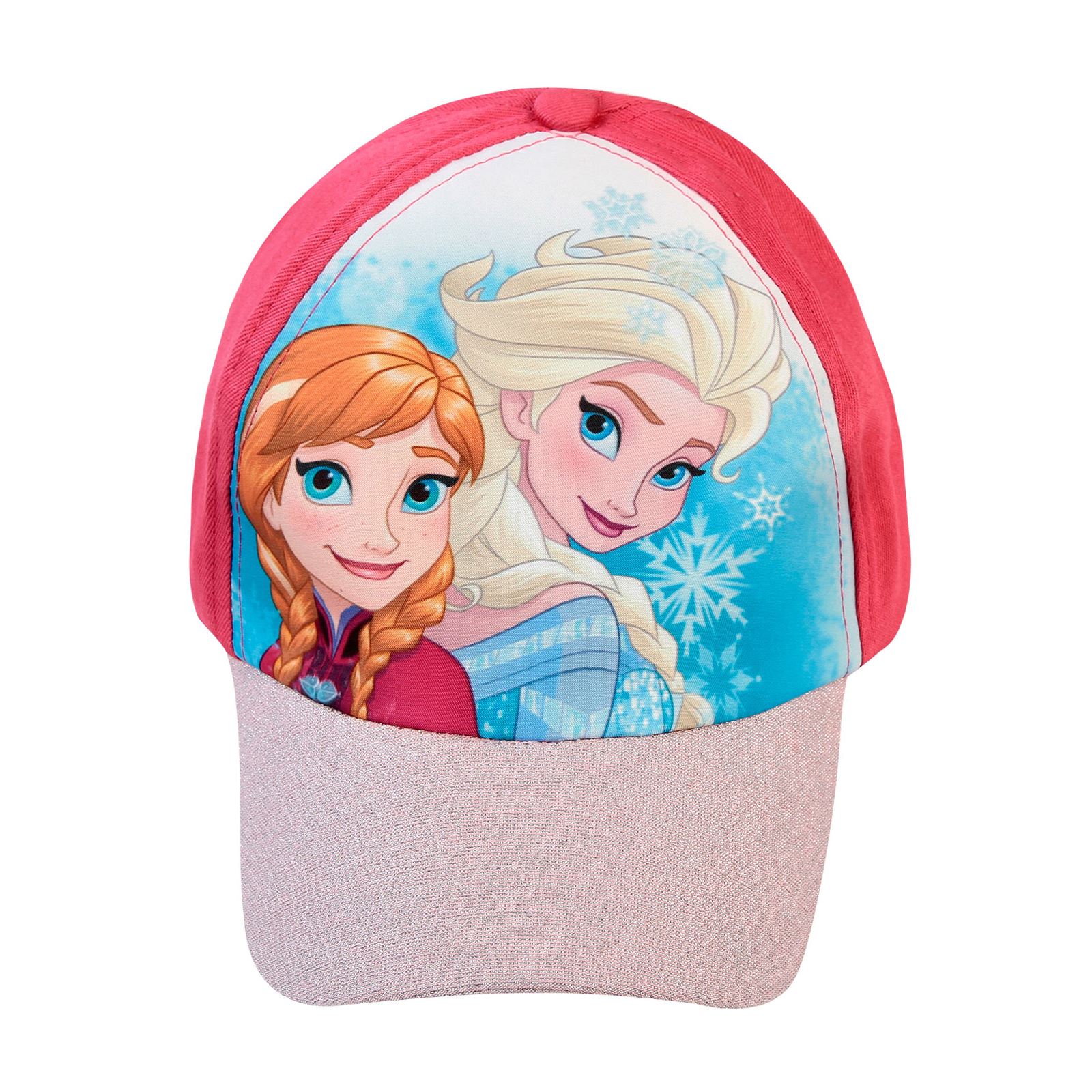 Frozen Kız Çocuk Şapka 4-8 Yaş Fuşya