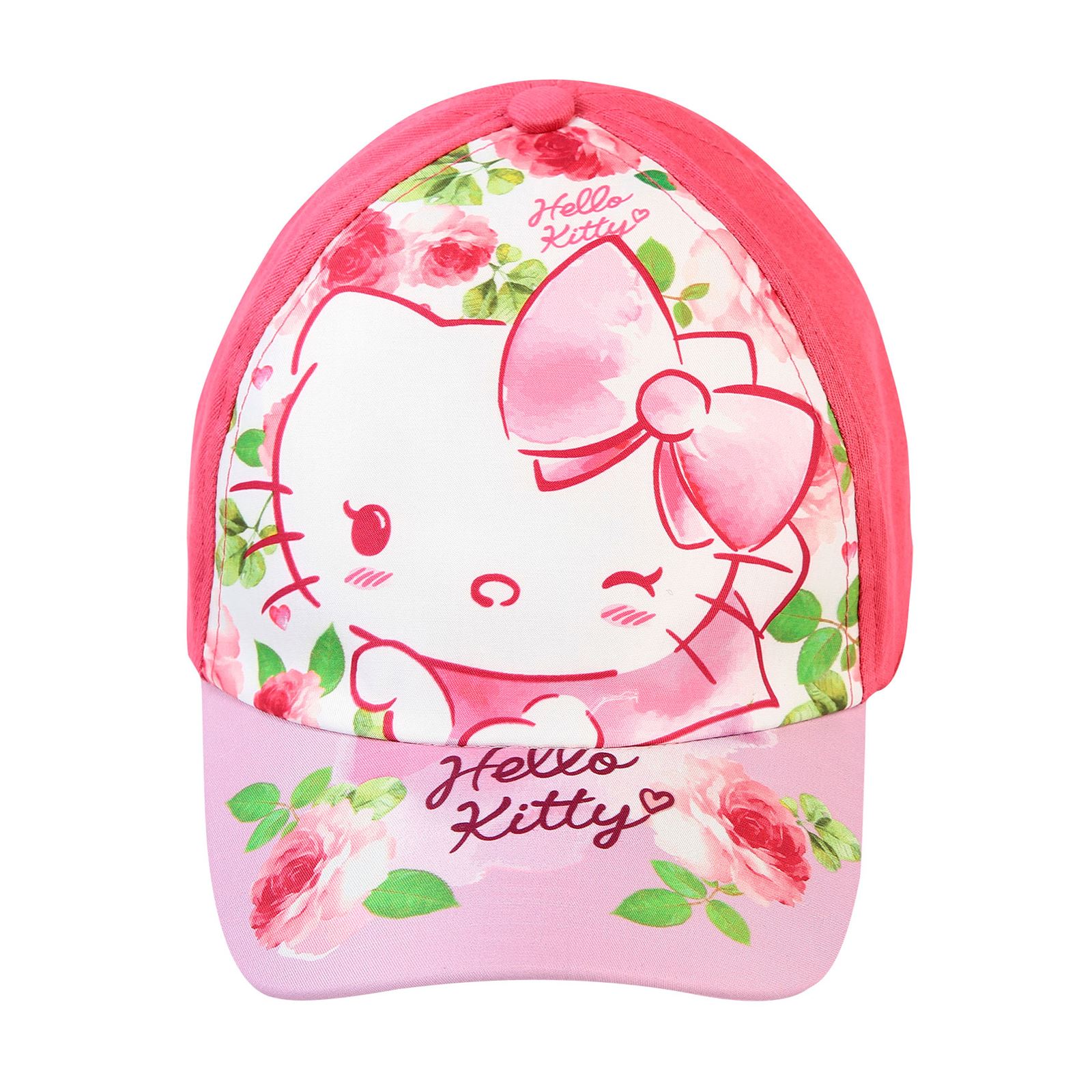 Hello Kitty Kız Çocuk Şapka 4-8 Yaş Fuşya