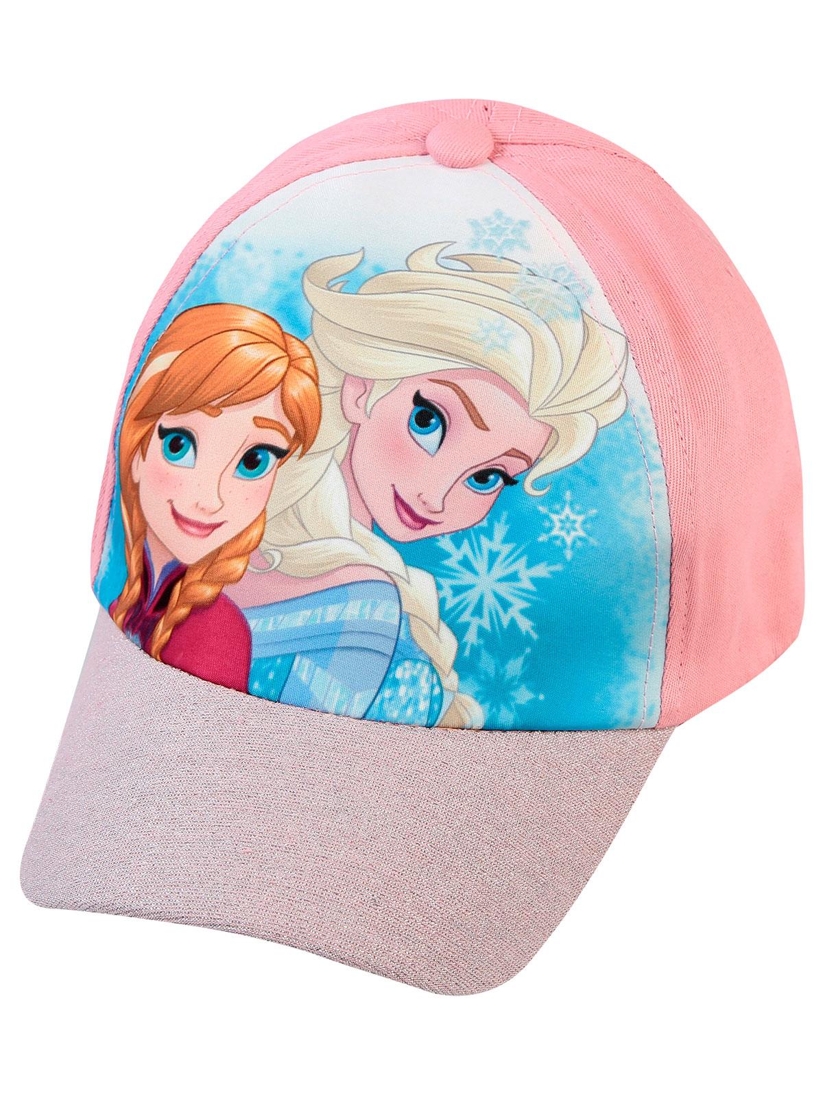 Frozen Kız Çocuk Şapka 4-8 Yaş Pembe