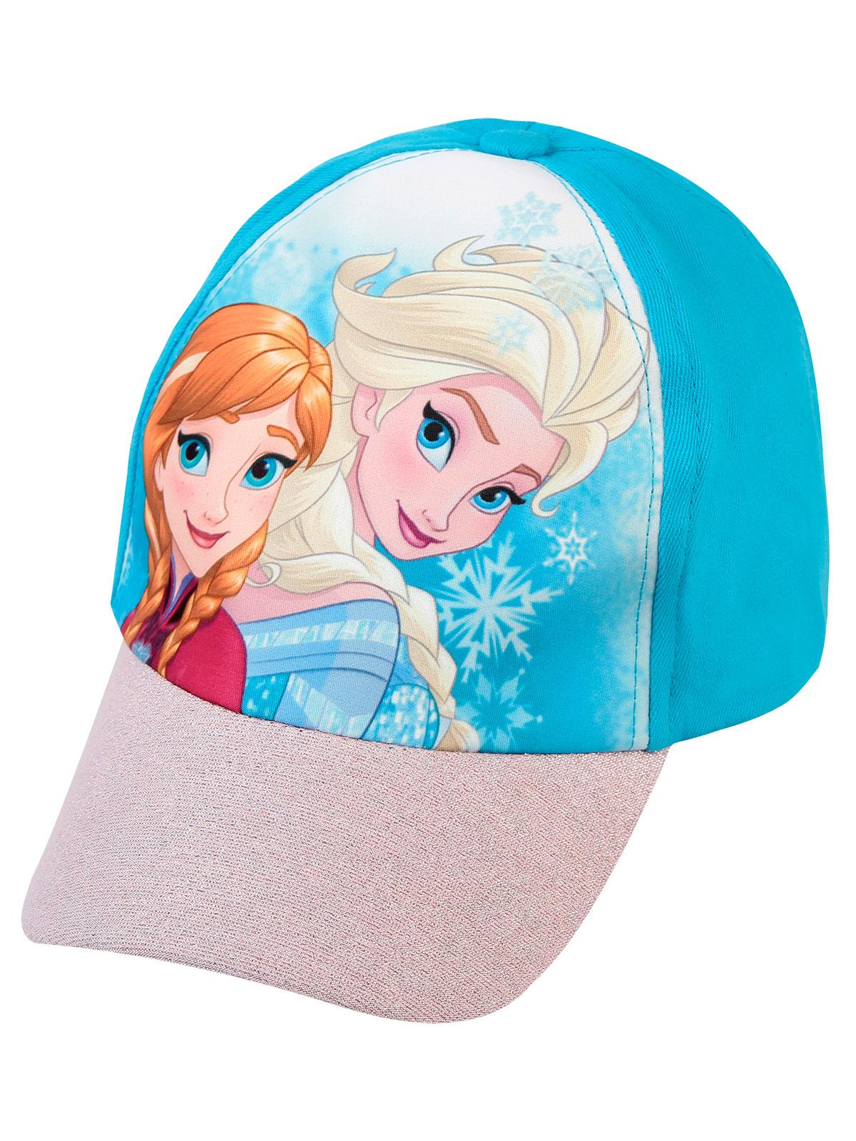 Frozen Kız Çocuk Şapka 4-8 Yaş Turkuaz