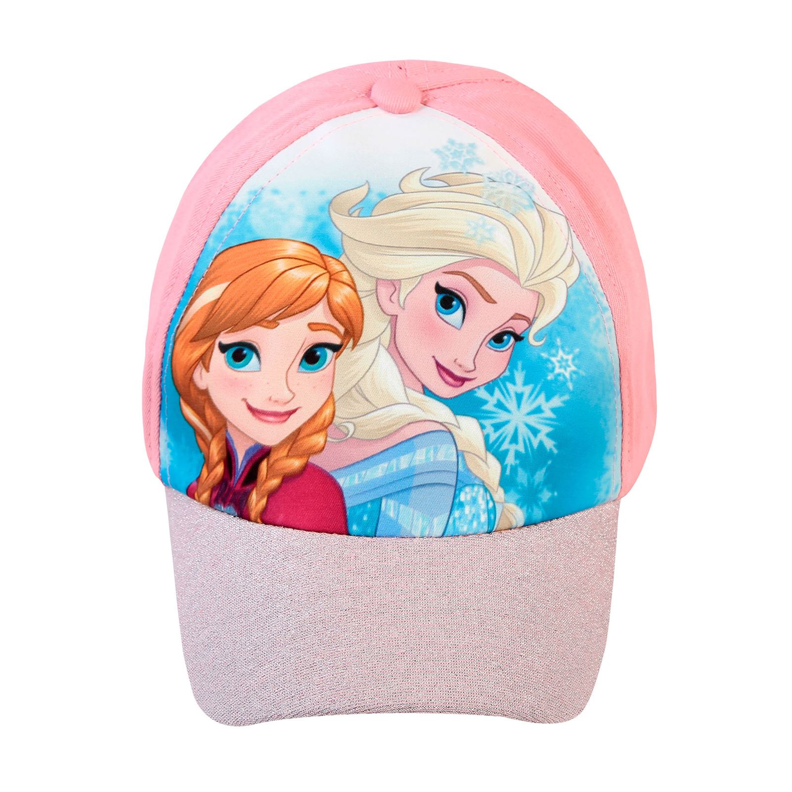 Frozen Kız Çocuk Şapka 4-8 Yaş Pembe