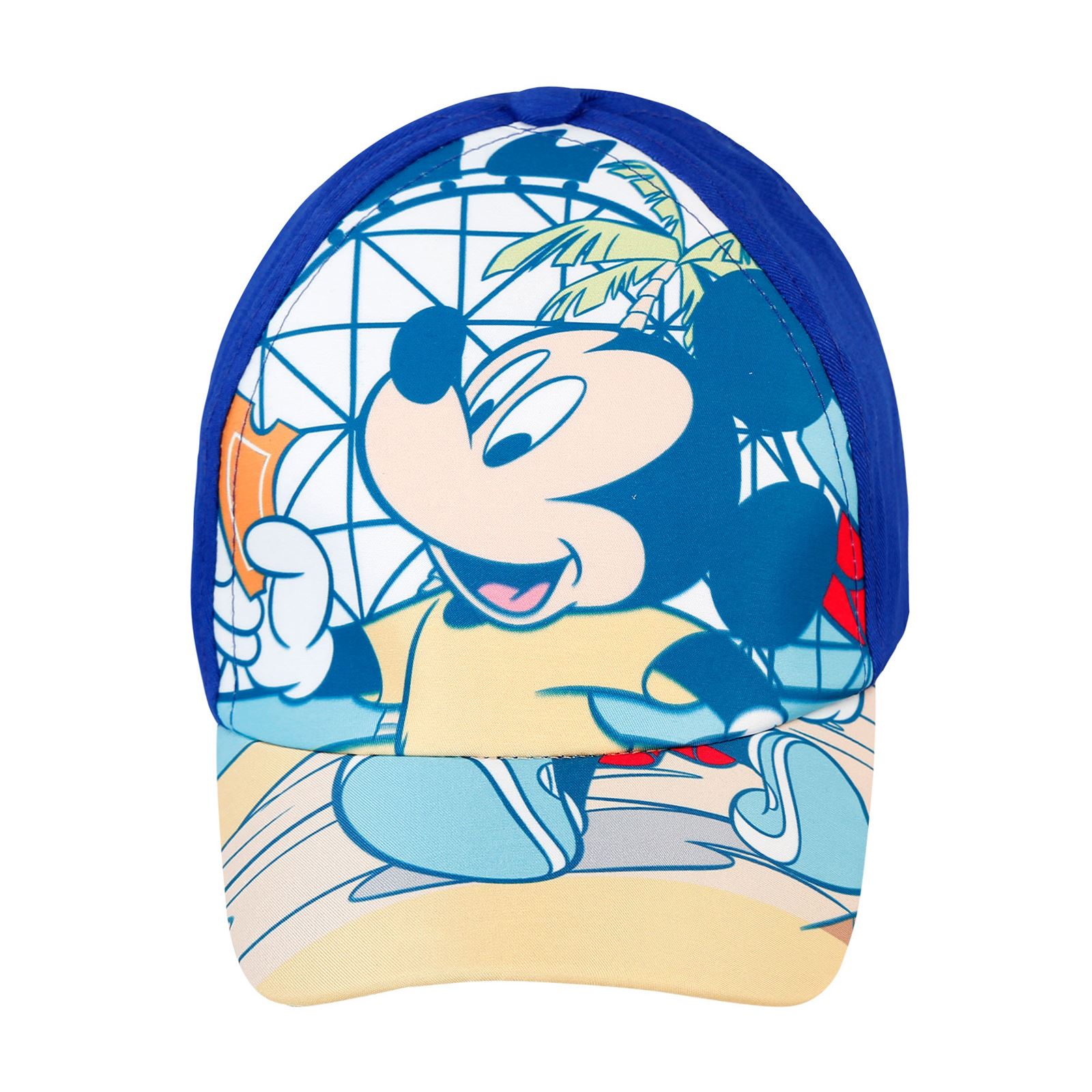 Mickey Mouse Erkek Çocuk Şapka 2-4 Yaş Saks Mavisi