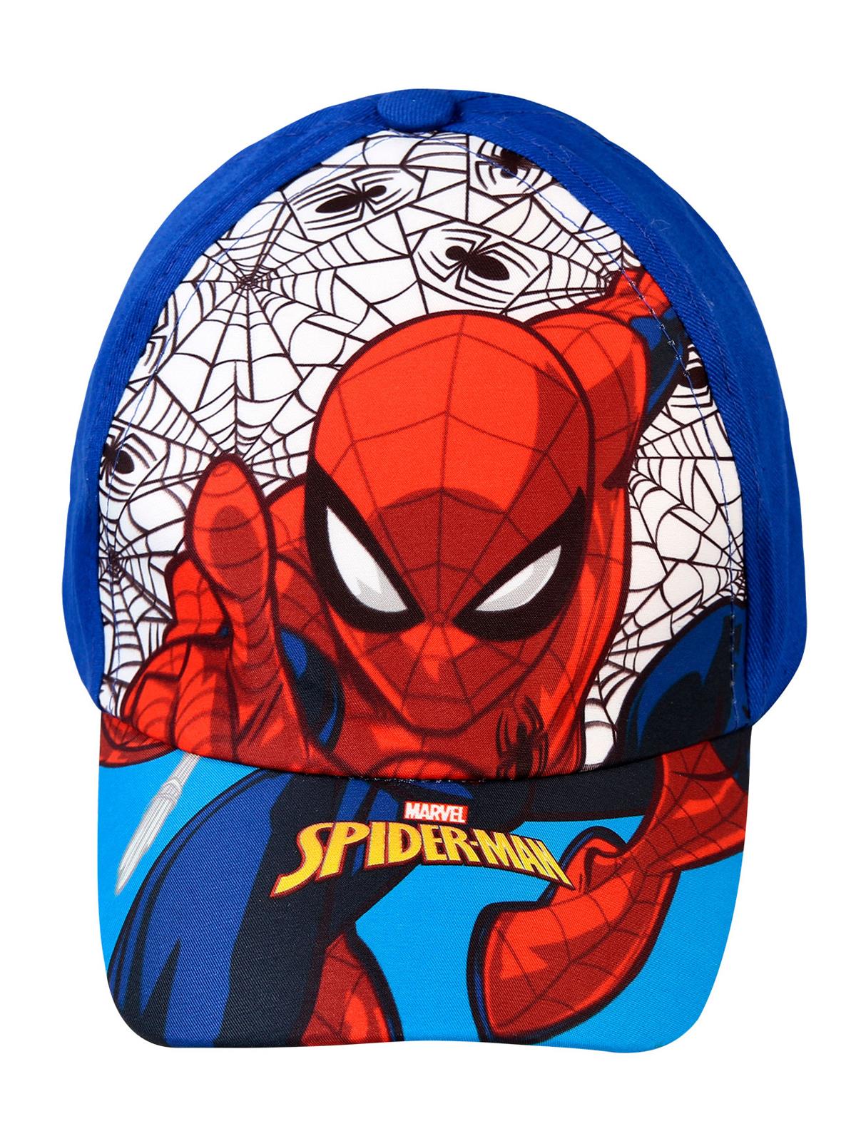 Spiderman Erkek Çocuk Şapka 4-8 Yaş Saks Mavisi