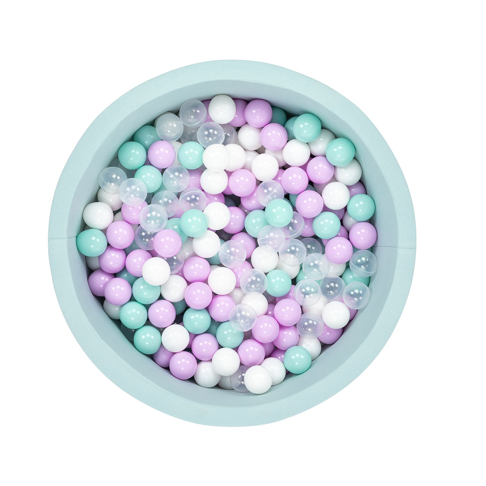Wellgro Bubble Pops Mint Top Havuzu ve Havuz Topları Mint/Beyaz/Şeffaf/Lila