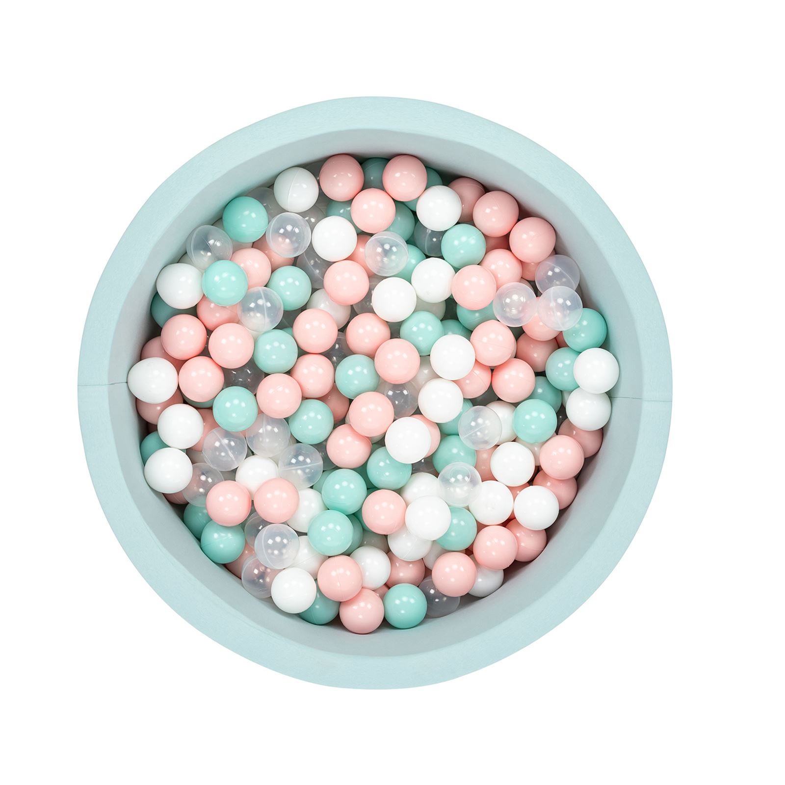 Wellgro Bubble Pop Mint Top Havuzu ve Havuz Topları Mint/Beyaz/Şeffaf/Pembe