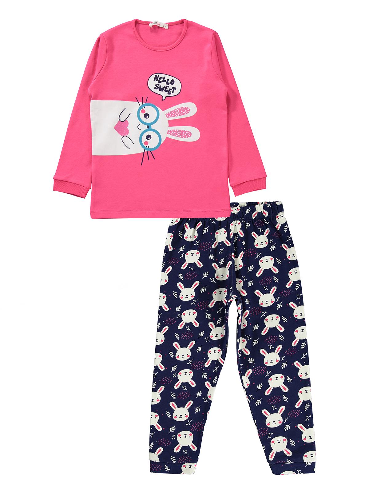 Civil Girls Kız Çocuk Pijama Takımı 6-9 Yaş Fuşya