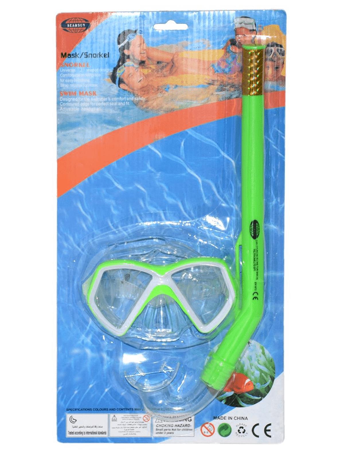 Can Oyuncak Deniz Gözlüğü ve Şnorkel Set Yeşil