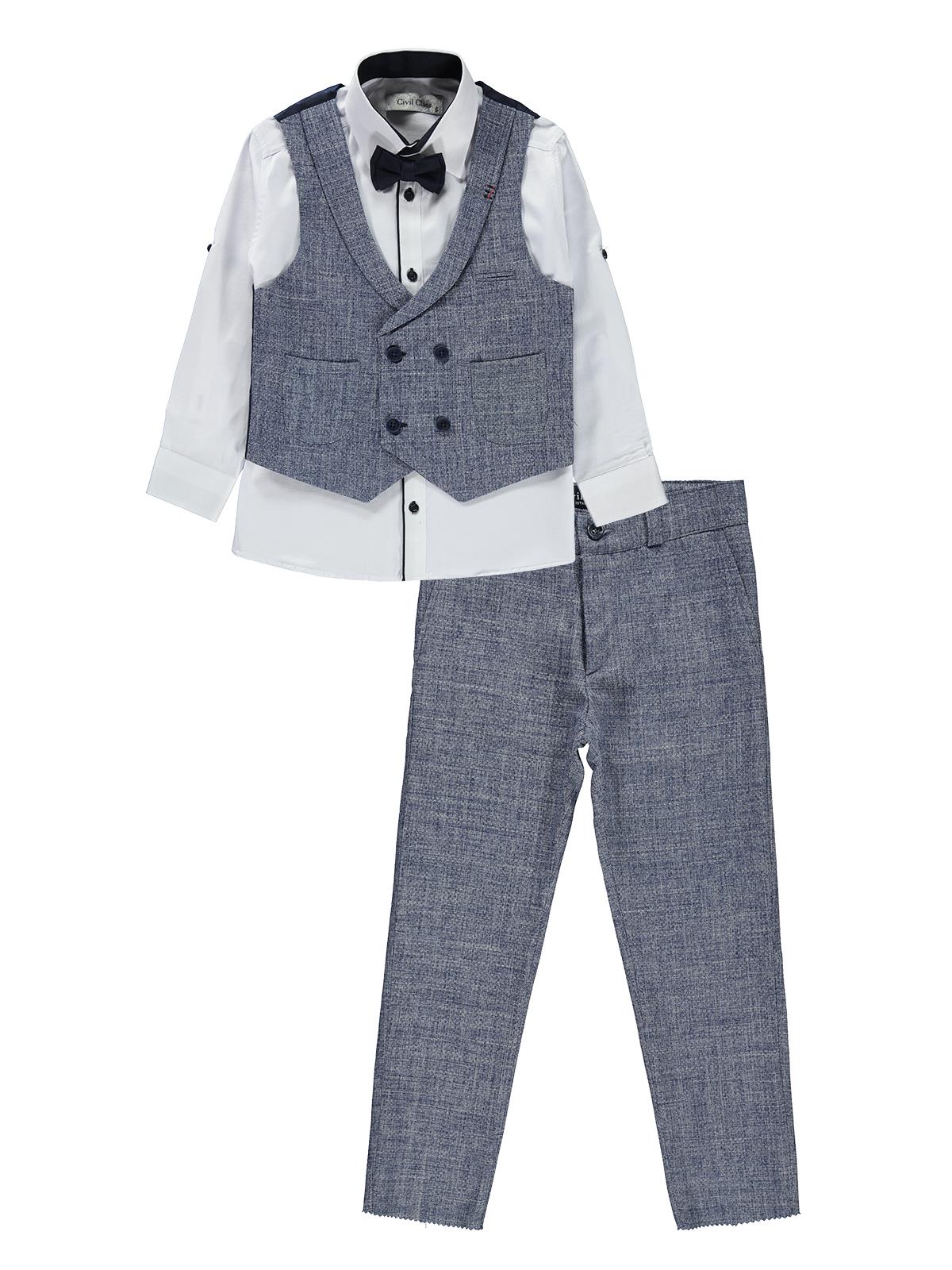 Civil Class Erkek Çocuk Takım Elbise 10-13 Yaş Lacivert