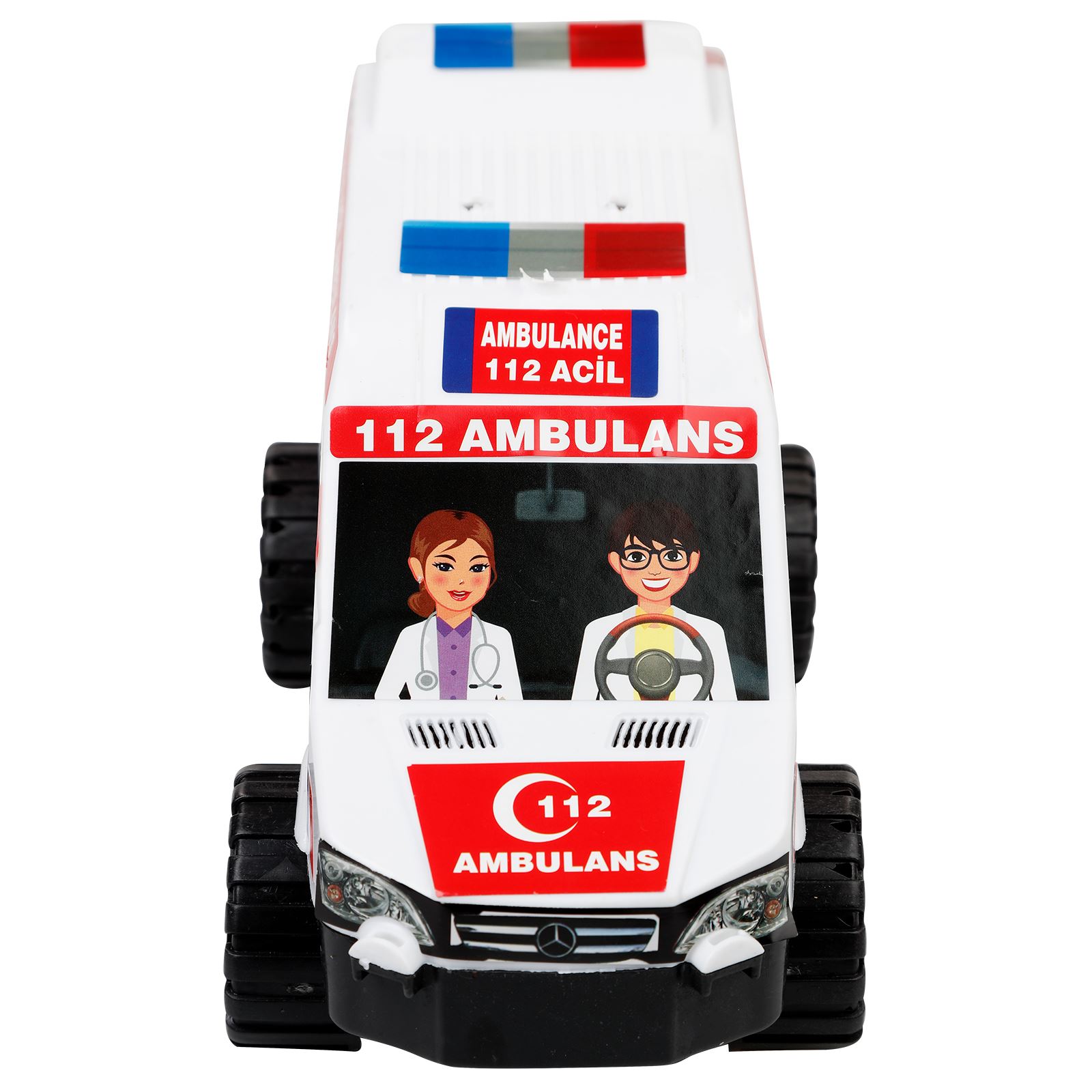 Can Oyuncak Plastik Ambulans Beyaz