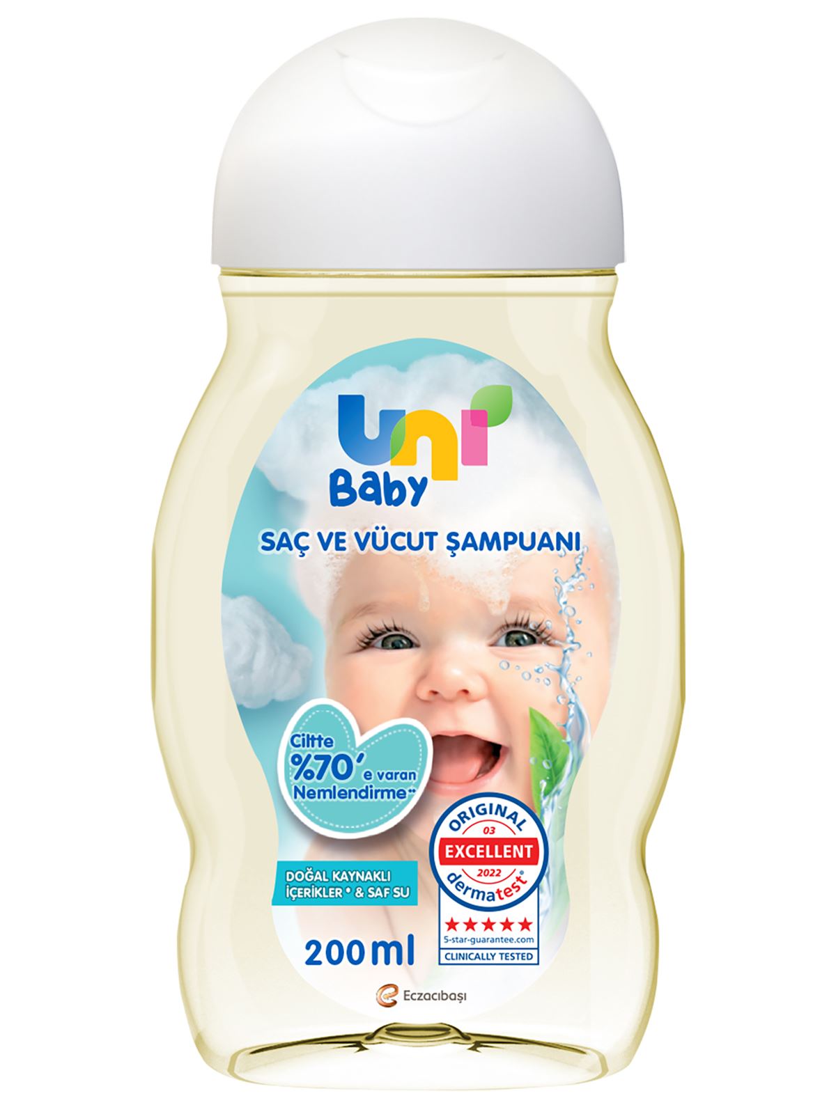 Uni Baby Bebek Saç Ve Vücut Şampuanı 200 ml