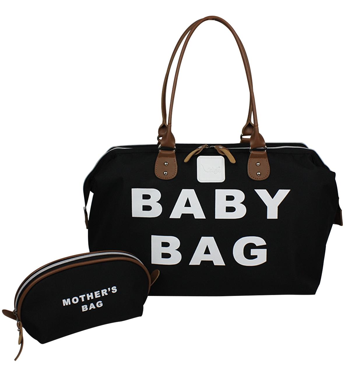Stylo Baby Bag Anne Bebek Bakım ve Kadın Çantası - Siyah