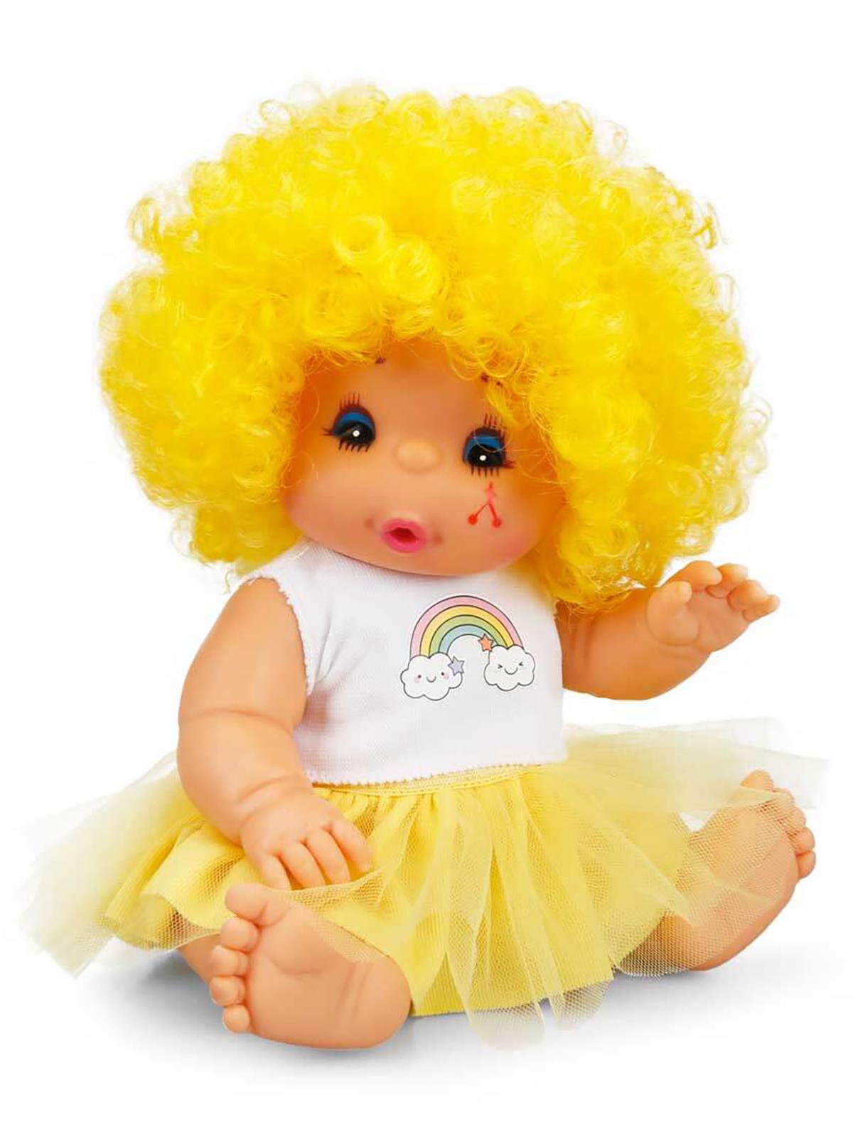 Sunman Abc Afro Kıvırcık Saçlı Bebek 23 Cm Sarı