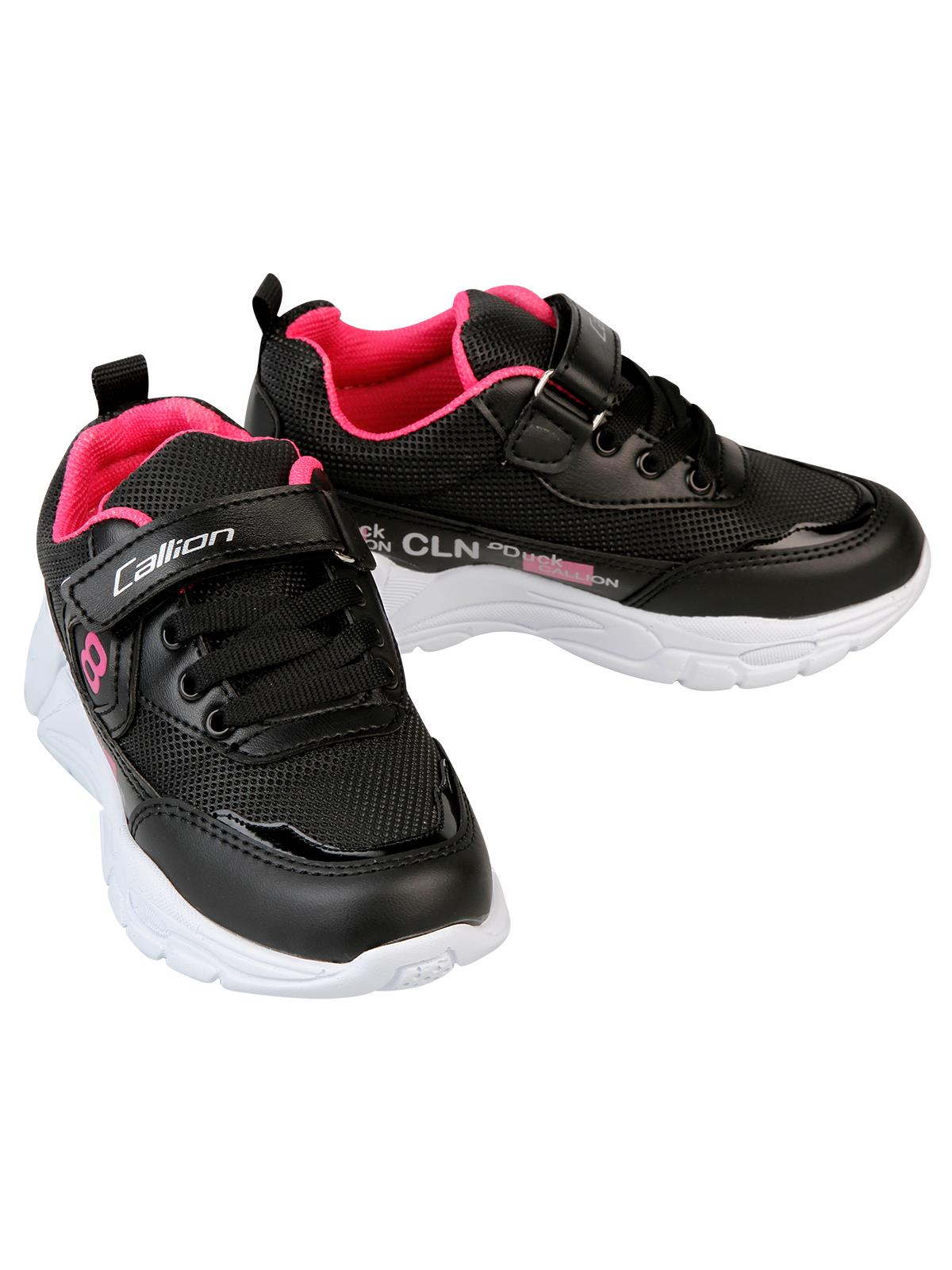 Callion Kız Çocuk Spor Ayakkabı 31-35 Numara Siyah