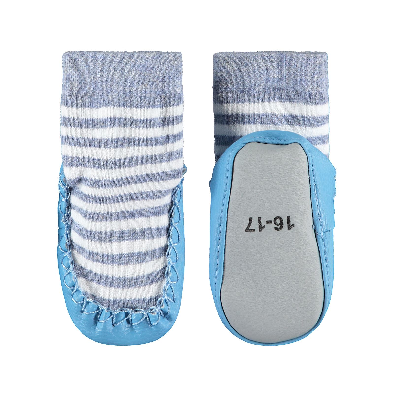 Civil Baby Erkek Bebek Çarık Çorap 16-20 Numara Mavi