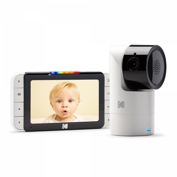 C525 Kodak Cherish Akıllı Video Bebek Monitörü 5.0 Inç LCD Ekran Ebeveyn Ünitesi Beyaz