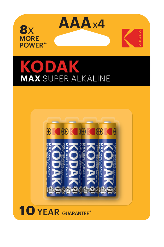 Kodak Max Alkaline AA x4 Kalem Pil