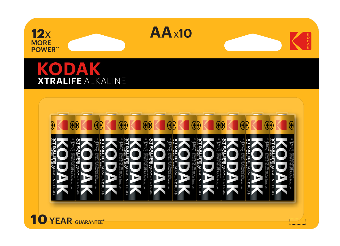 Kodak Xtralife Alkaline AA 1.5V 8+2 Kalem Pil