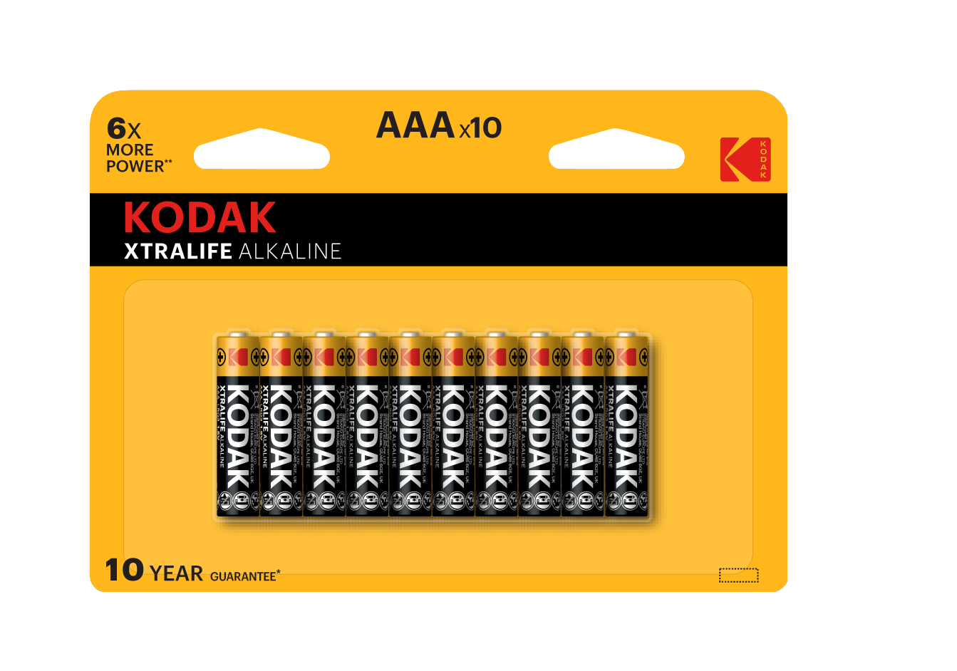 Kodak Xtralife Alkalin AAA 1.5V 8+2 Kalem Pil