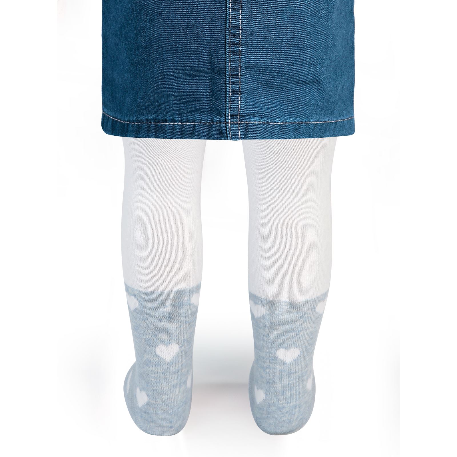 Civil Baby Kız Bebek Külotlu Çorap 0-12 Ay Mavi