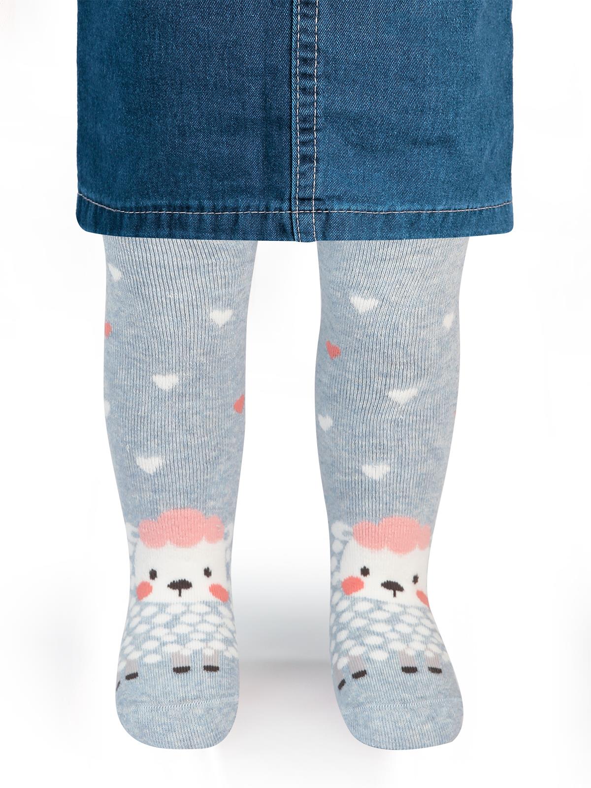 Civil Baby Kız Bebek Külotlu Çorap 0-24 Ay Mavi