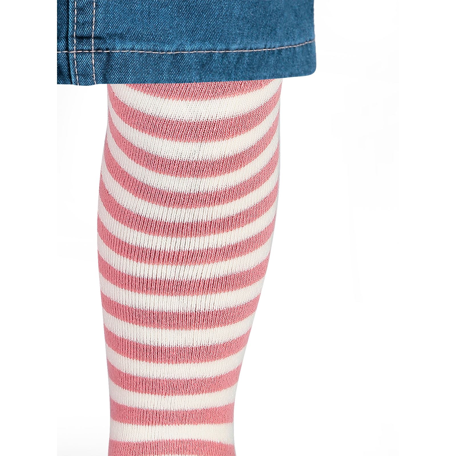 Civil Baby Kız Bebek Külotlu Çorap 0-24 Ay Pudra