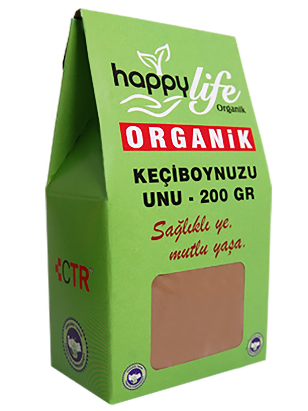 Happy Life Organik Keçinboynuzu Unu 200 Gr