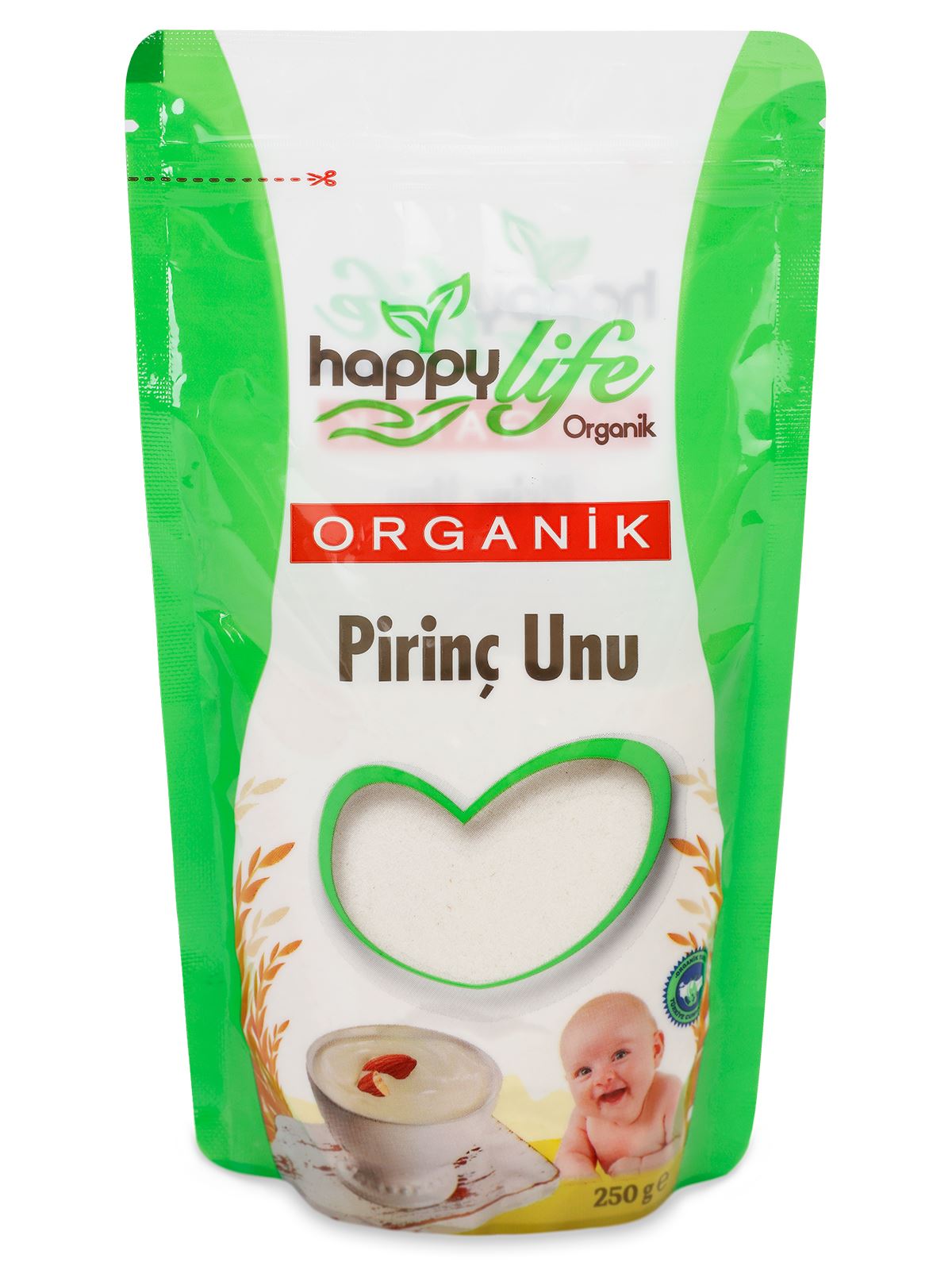 Happy Life Organik Pirinç Unu 250 Gr