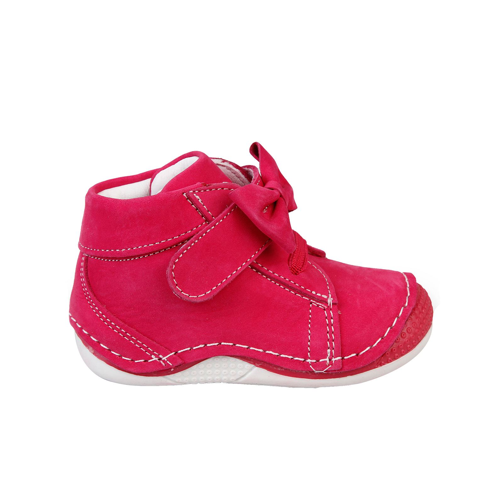 Baby Force Kız Bebek Deri İlkadım Ayakkabısı 18-21 Numara Fuşya