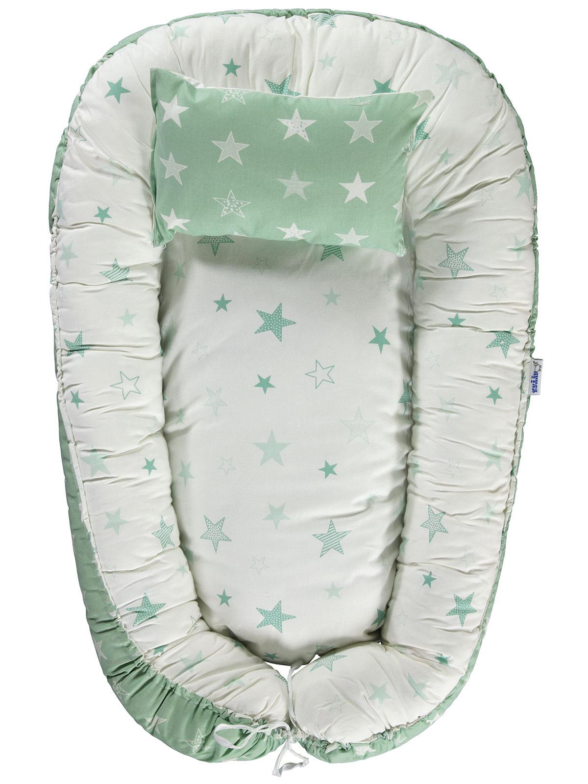 Kujju Babynest Bebek Uyku Yatağı 45x70 cm Yeşil