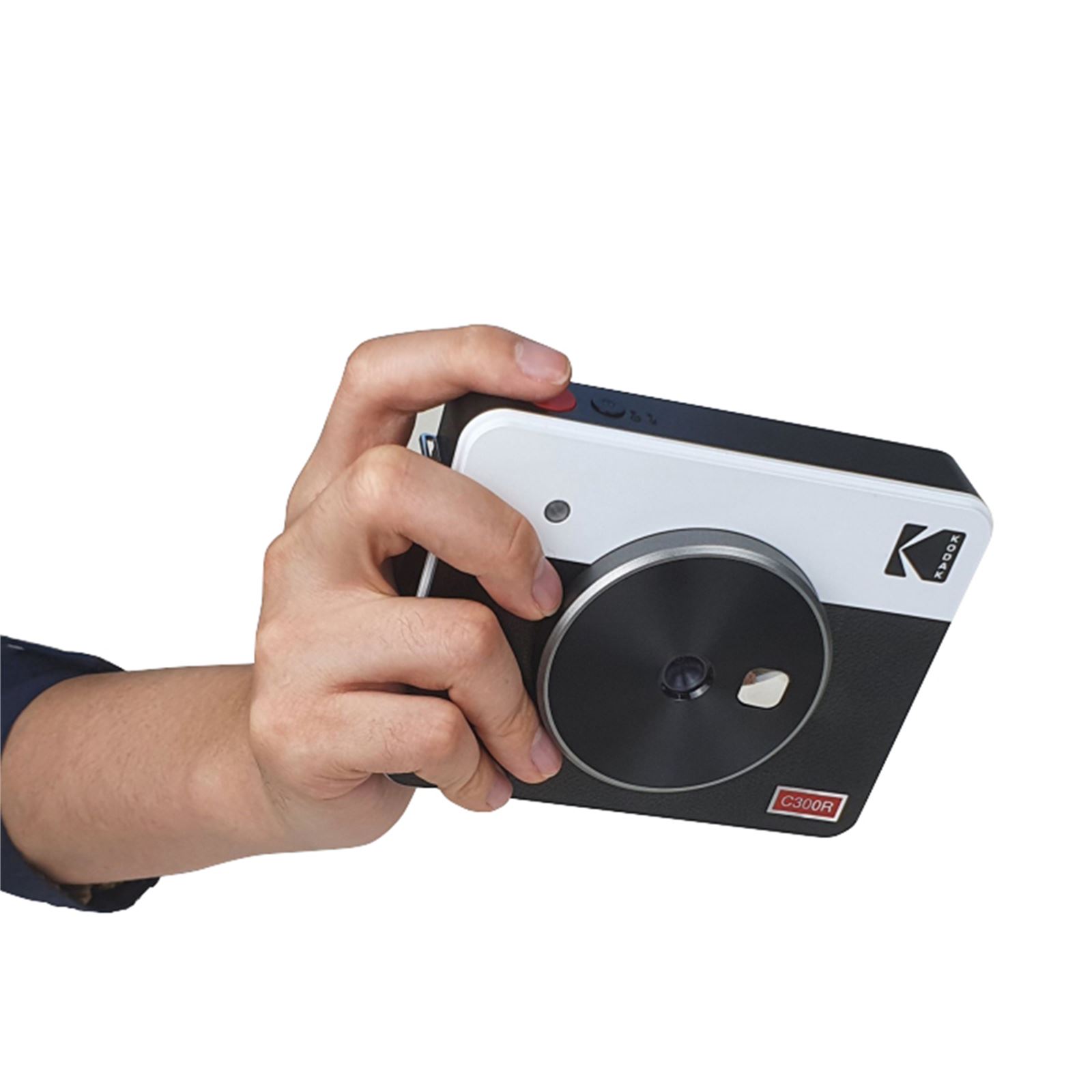 Kodak Mini Shot Combo 3 Retro/C300R - Anında Baskı Dijital Fotoğraf Makinesi Beyaz (ICRG-330 Hediyeli)