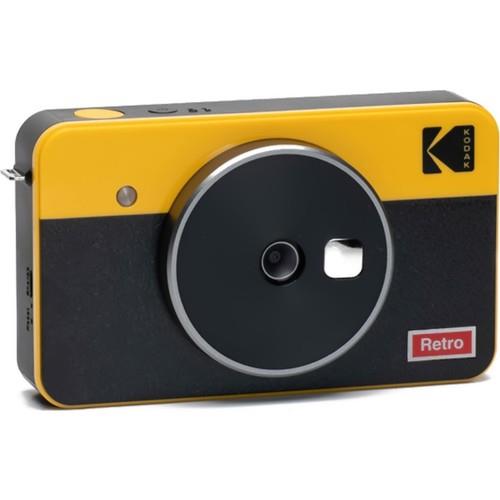 Kodak Mini Shot Combo 2 Retro/C210 - Anında Baskı Dijital Fotoğraf Makinesi Sarı (ICRG-230 Hediyeli)