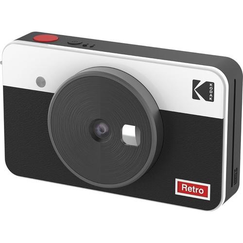 Kodak Mini Shot Combo 2 Retro/C210 - Anında Baskı Dijital Fotoğraf Makinesi Beyaz (ICRG-230 Hediyeli)