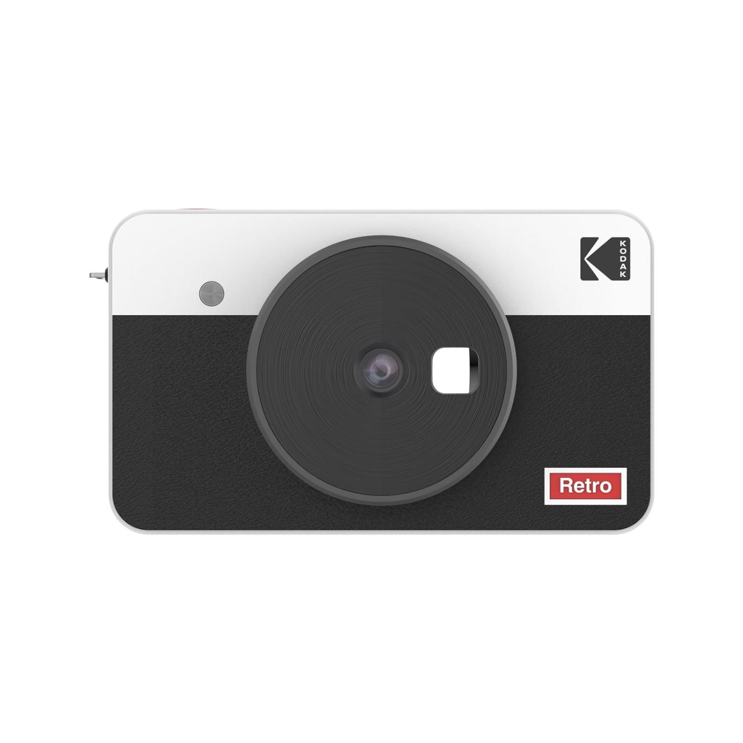 Kodak Mini Shot Combo 2 Retro/C210 - Anında Baskı Dijital Fotoğraf Makinesi Beyaz (ICRG-230 Hediyeli)