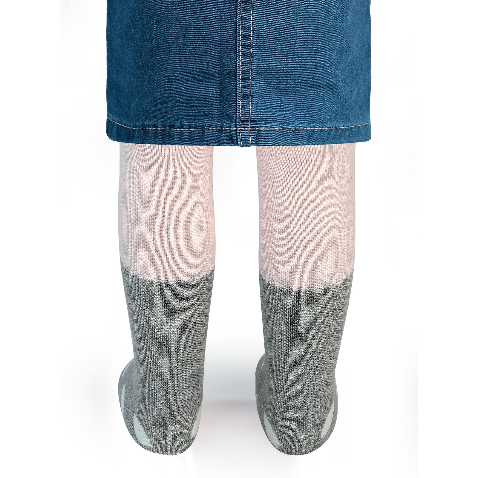 Civil Baby Kız Bebek Havlu Külotlu Çorap 0-12 Ay Gri
