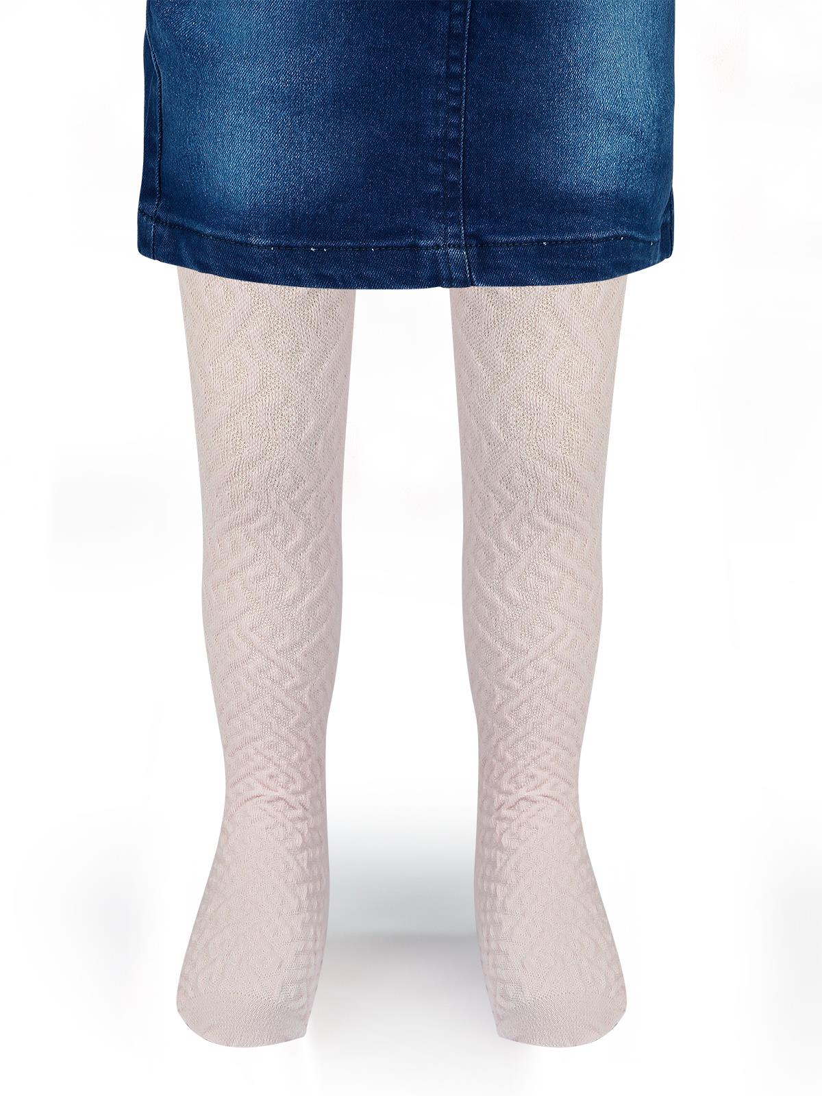 Bella Calze Kız Çocuk Triko Külotlu Çorap 2-11 Yaş Pembe