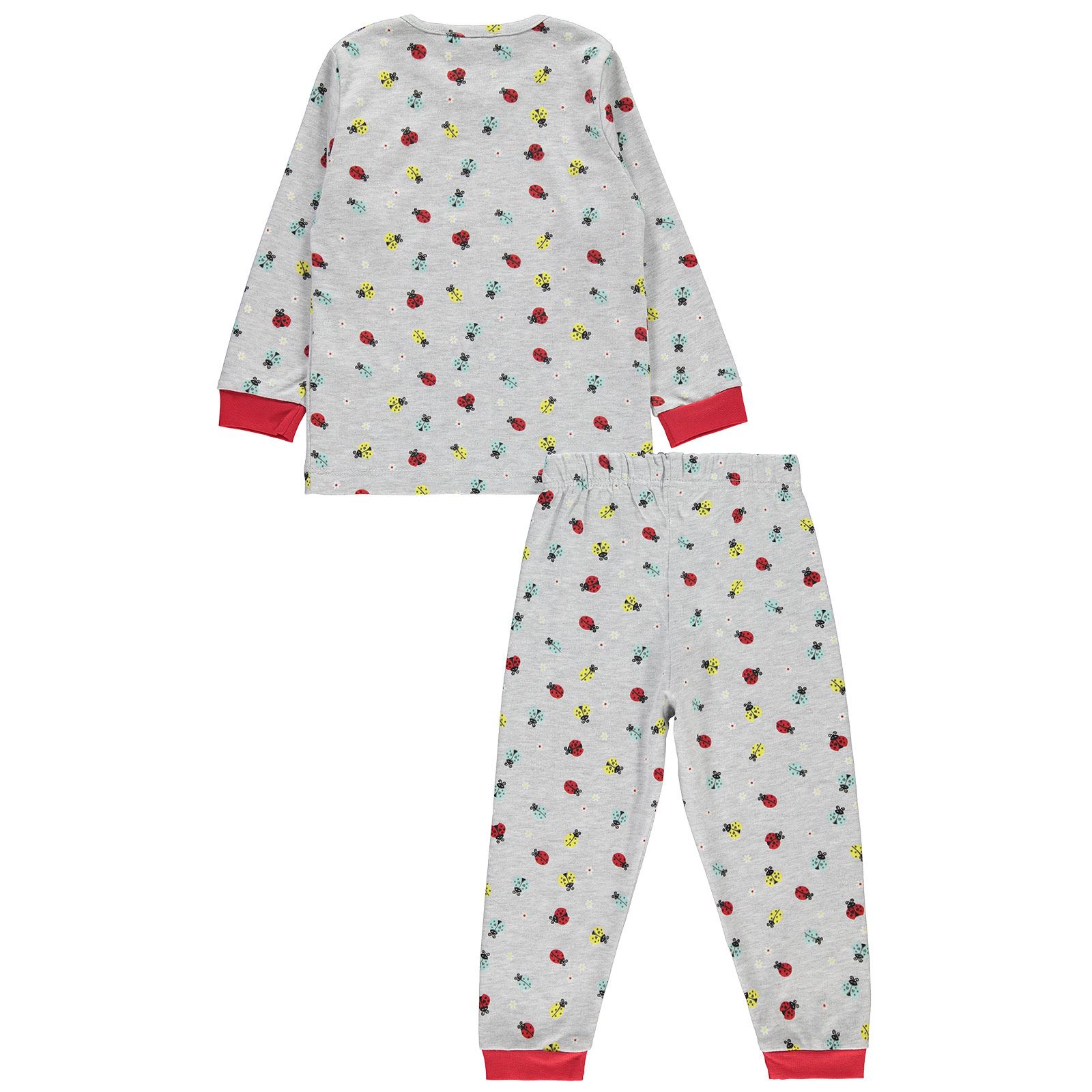 Civil Girls Kız Çocuk Pijama Takımı 2-5 Yaş Gri