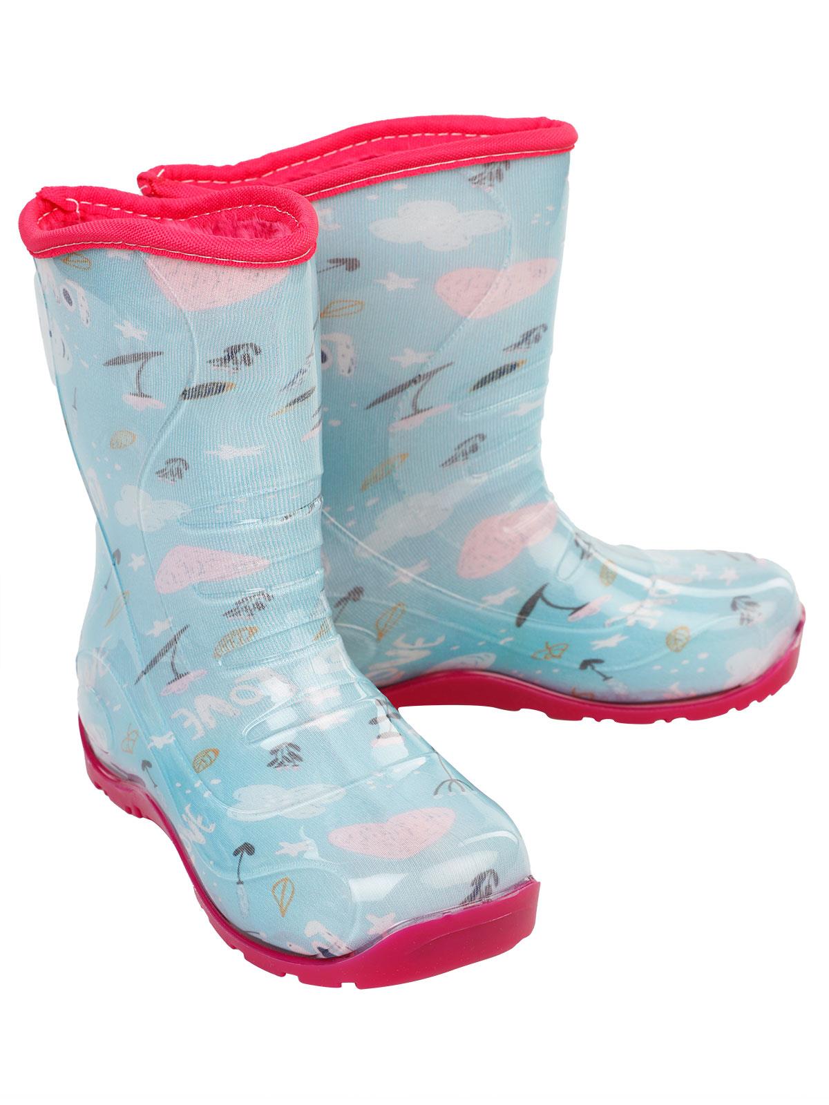 Boots Kız Çocuk Love Baskılı Yağmur Çizmesi 30-34 Numara Mint Yeşili