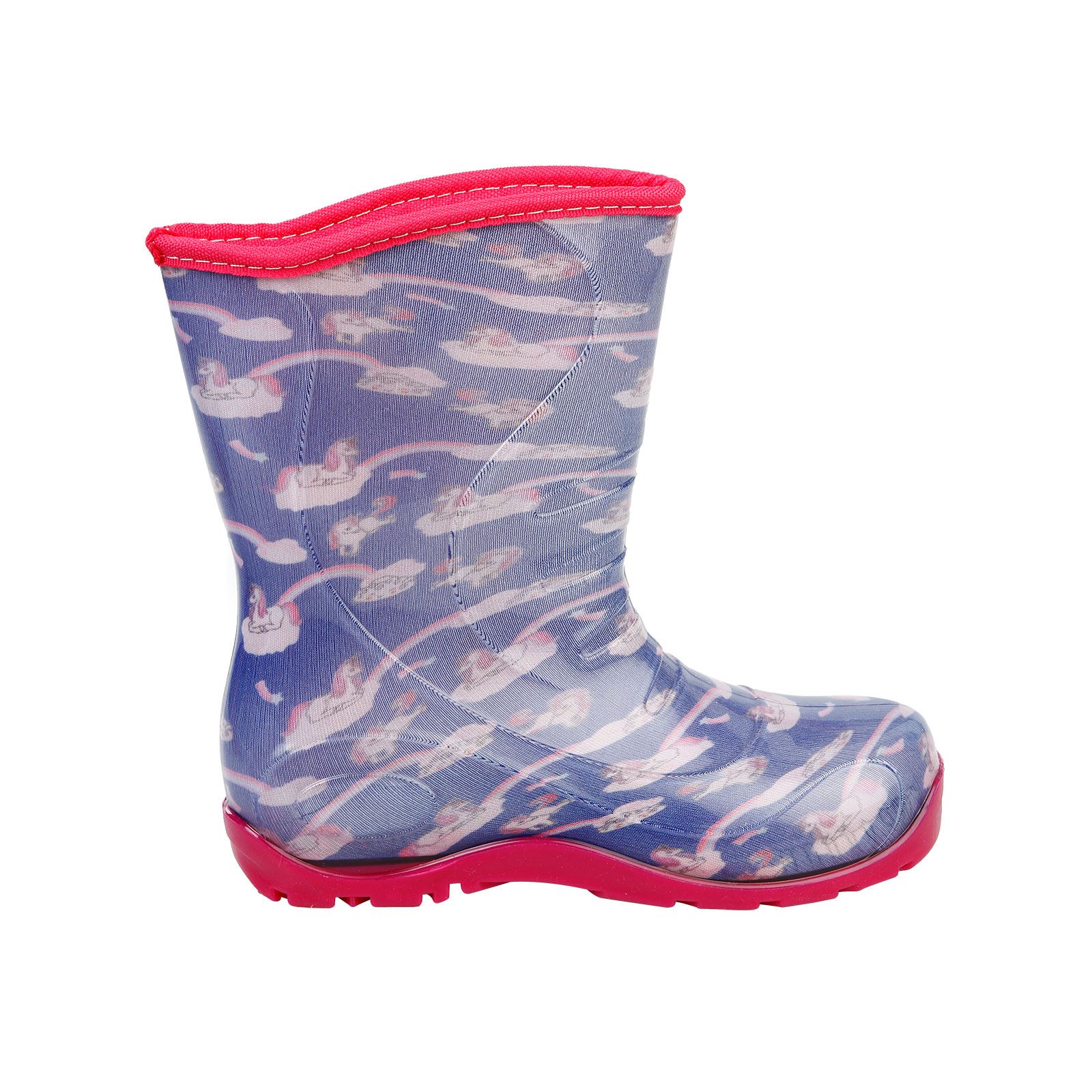 Boots Kız Çocuk Kedi Baskılı Yağmur Çizmesi 30-34 Numara Mor
