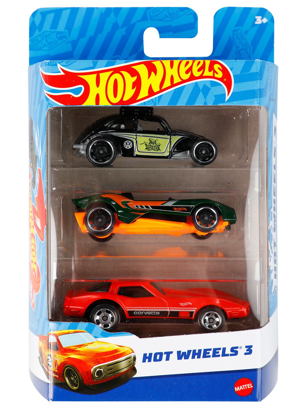 Hot Wheels 3'lü Araba Seti 3+ Yaş Yeşil