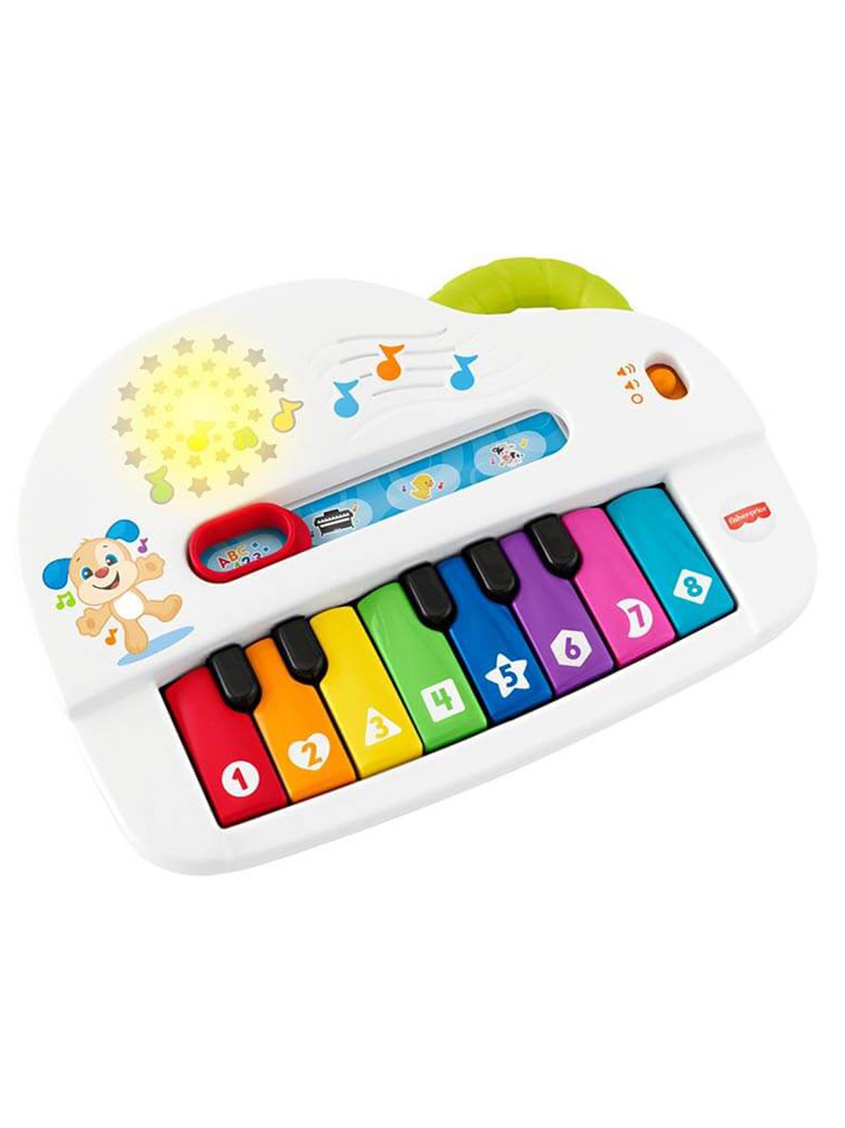 Fisher-Price Eğlen ve Öğren Işıklı ve Eğlenceli Oyuncak Piyano Türkçe GTW20