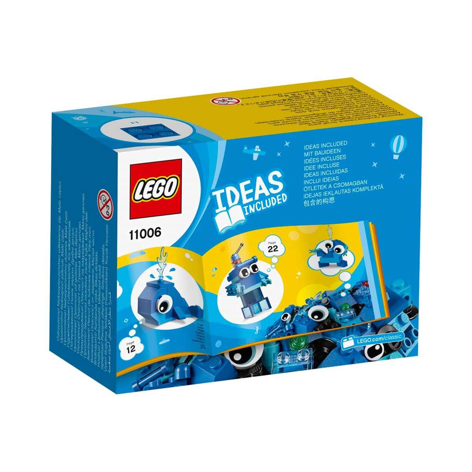 LEGO® Classic Yaratıcı Mavi Yapım Parçaları