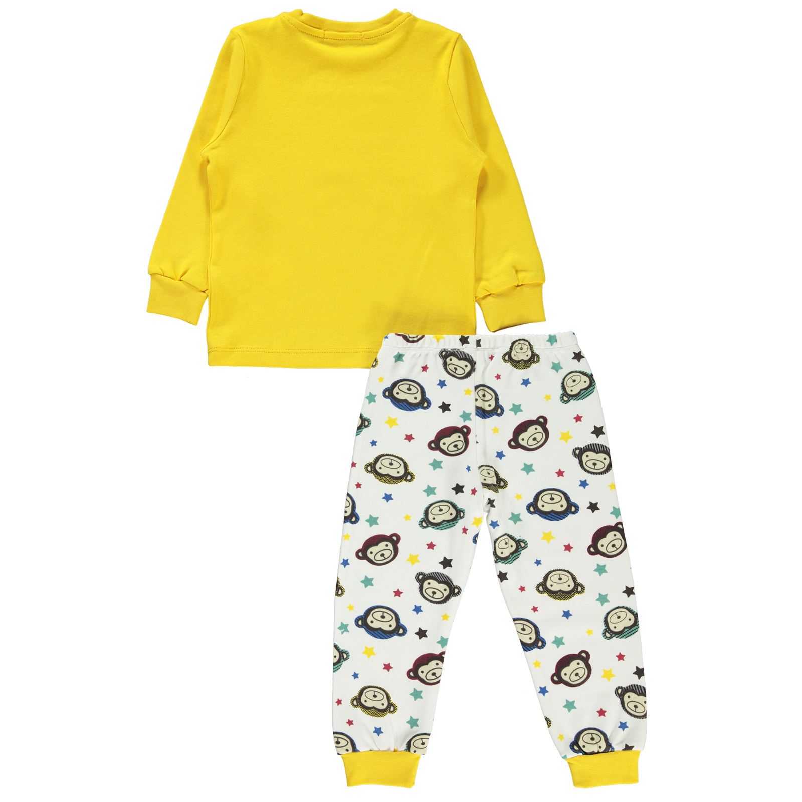 Civil Boys Erkek Çocuk Pijama Takımı 2-5 Yaş Sarı