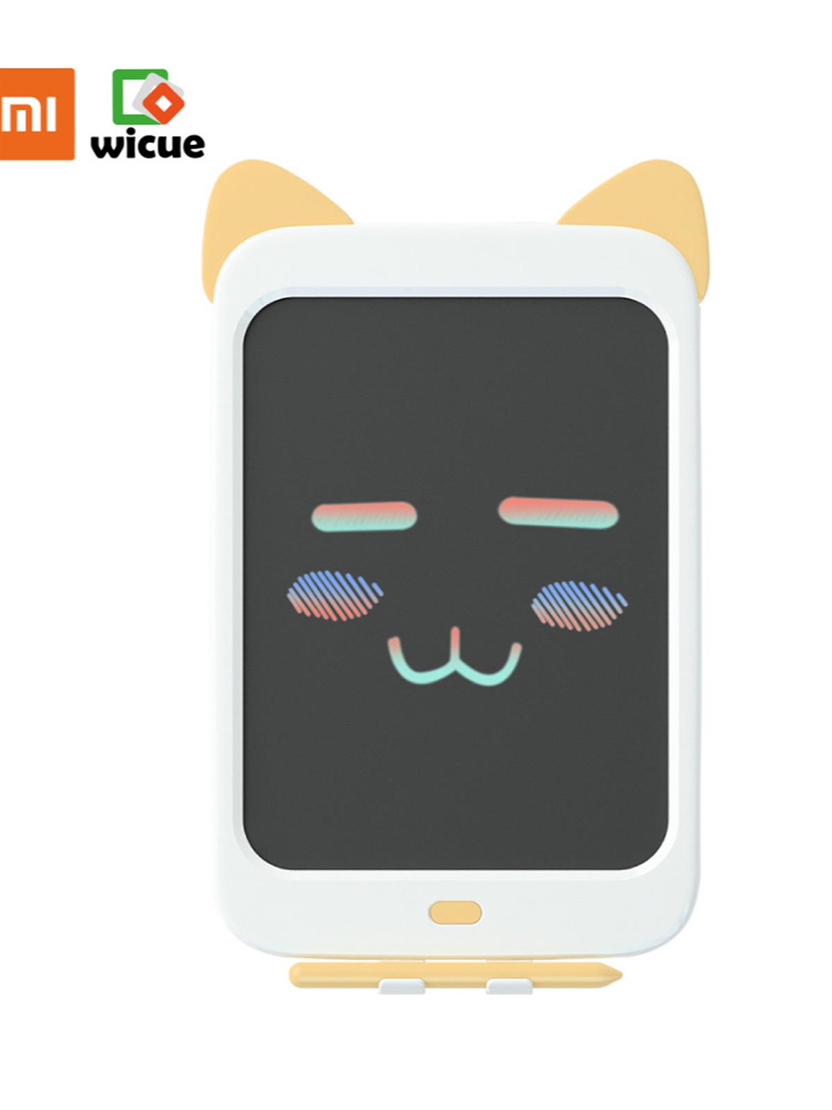 Xiaomi Wicue 10” Sarı Kedi LCD Dijital Renkli Çizim Tableti Beyaz